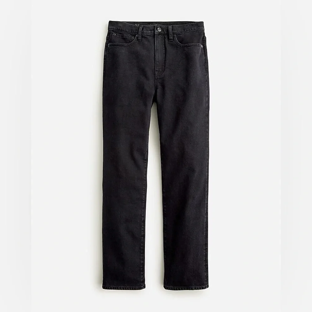 J CREW Re-Imagined Washed Black Classic Straight Leg Jeans Denim 30 10 - Picture 2 of 9